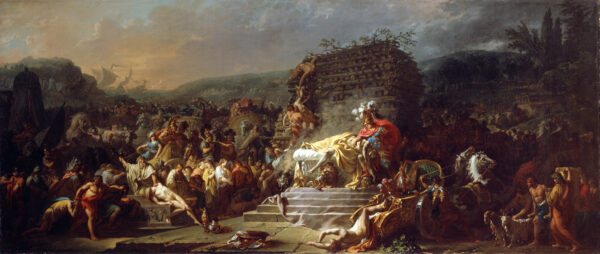 Los juegos funerarios de Patroclo – Jacques-Louis David Jacques-Louis David mx.artemisreproduction.com