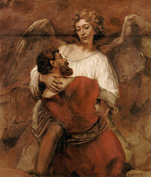 La lucha de Jacob con el ángel – Rembrandt van Rijn Rembrandt van Rijn mx.artemisreproduction.com