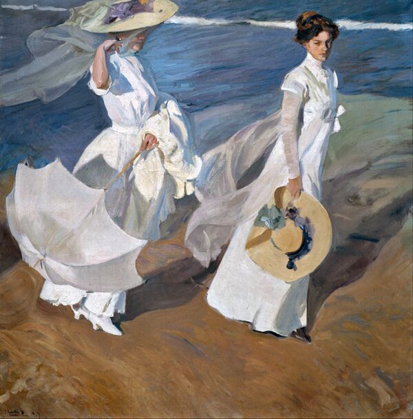 Paseo a la orilla del mar – Sorolla Joaquín Sorolla mx.artemisreproduction.com