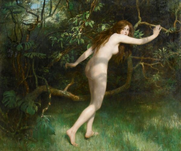 Ève de John Collier se traduce al español mexicano como “Eva de John Collier John Collier mx.artemisreproduction.com