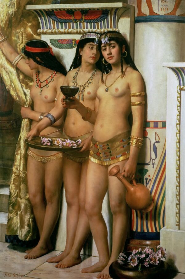 Las sirvientas de los faraones de John Collier John Collier mx.artemisreproduction.com