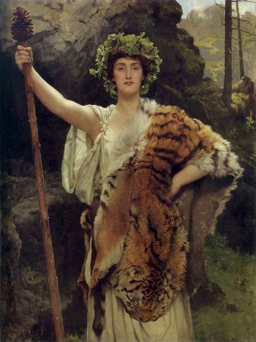 La sacerdotisa de Baco – John Collier John Collier mx.artemisreproduction.com