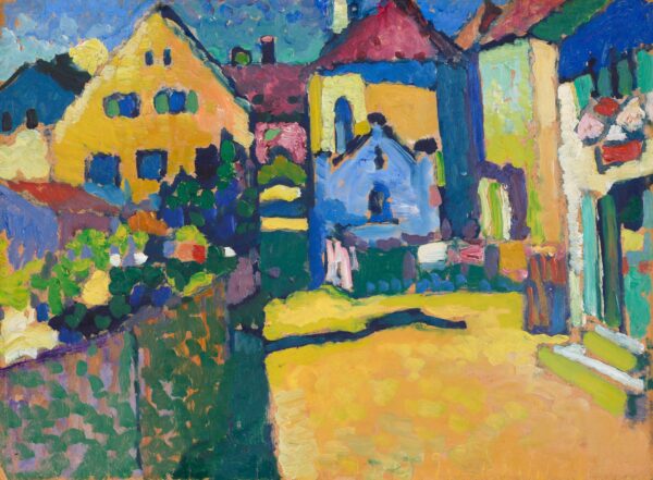 Grungasse en Murnau – Vassily Kandinsky Vasili Kandinski mx.artemisreproduction.com