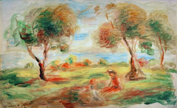 El paisaje cerca de Cagnes – Pierre-Auguste Renoir Pierre-Auguste Renoir mx.artemisreproduction.com