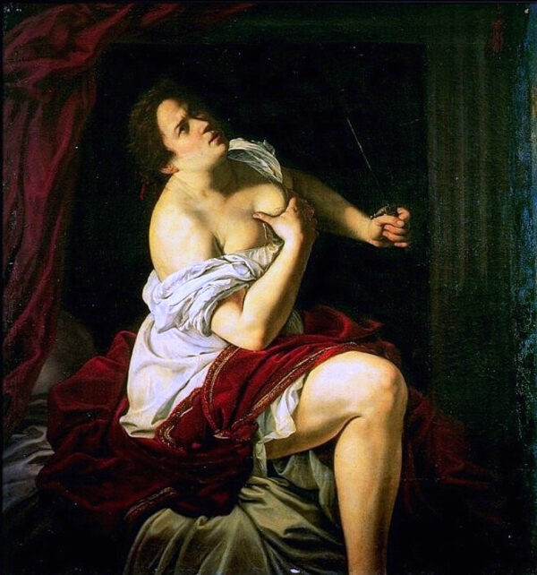 Lucrèce de Artemisia Gentileschi Artemisia Gentileschi mx.artemisreproduction.com