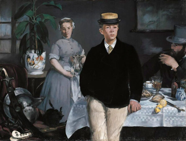 El almuerzo en el taller – Edouard Manet Édouard Manet mx.artemisreproduction.com