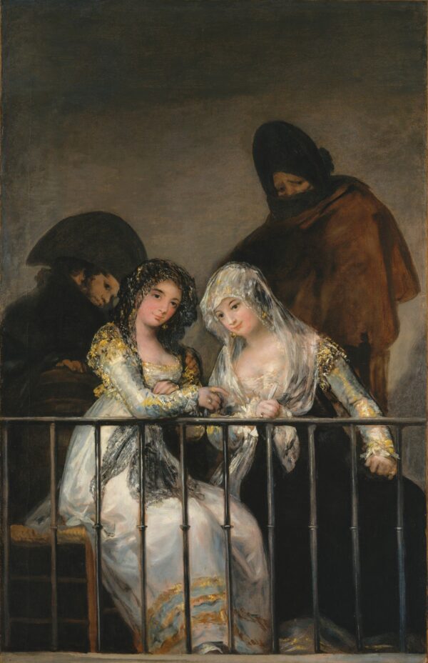 Las Majas en el balcón – Francisco de Goya Francisco de Goya mx.artemisreproduction.com