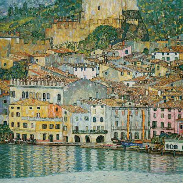 Malcesine en el lago de Garda – Gustav Klimt Gustav Klimt mx.artemisreproduction.com