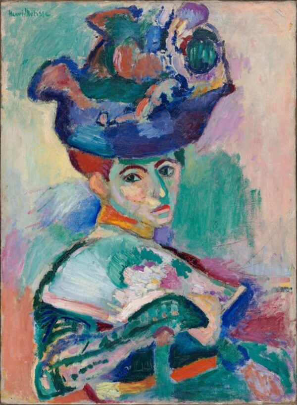 La mujer del sombrero 1905 – Matisse Cuadros Populares mx.artemisreproduction.com