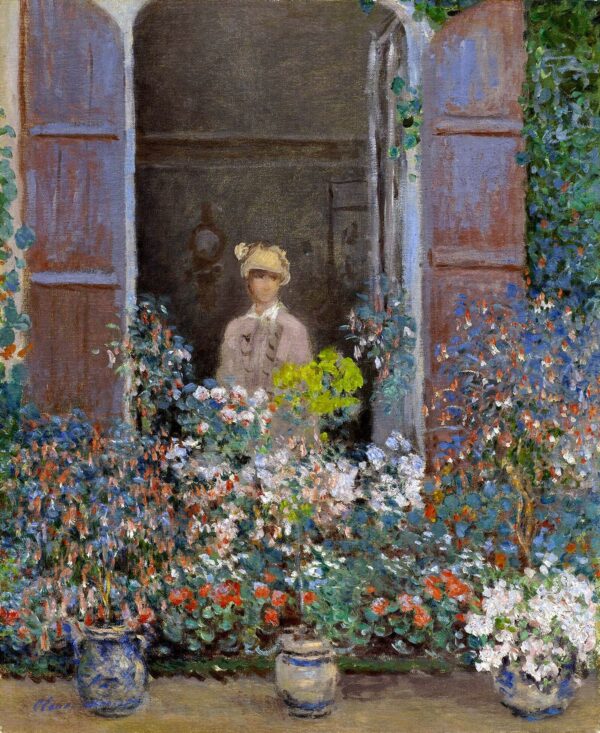 Camille Monet en su ventana, Argenteuil – Claude Monet Claude Monet mx.artemisreproduction.com