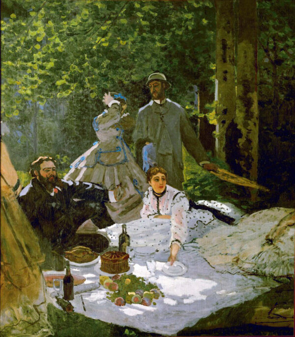 El almuerzo sobre la hierba (parte derecha) – Claude Monet Claude Monet mx.artemisreproduction.com