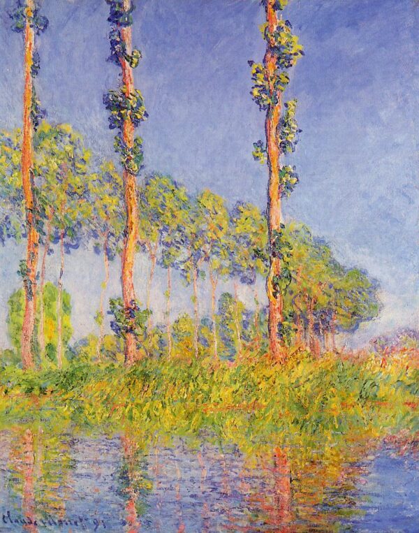 Tres Álamos, efecto de otoño – Claude Monet Claude Monet mx.artemisreproduction.com