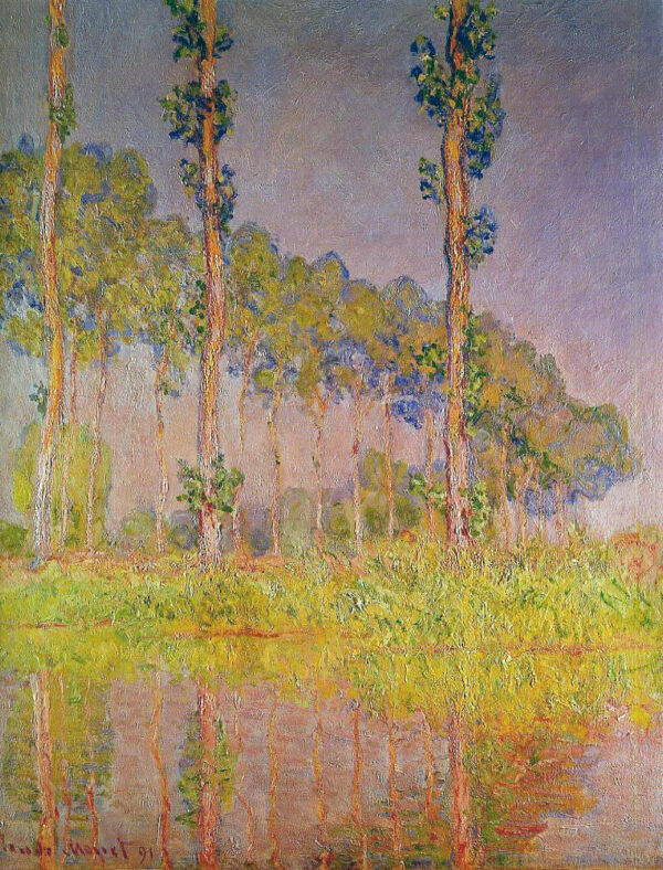 Los Tres Árboles, primavera – Claude Monet Claude Monet mx.artemisreproduction.com