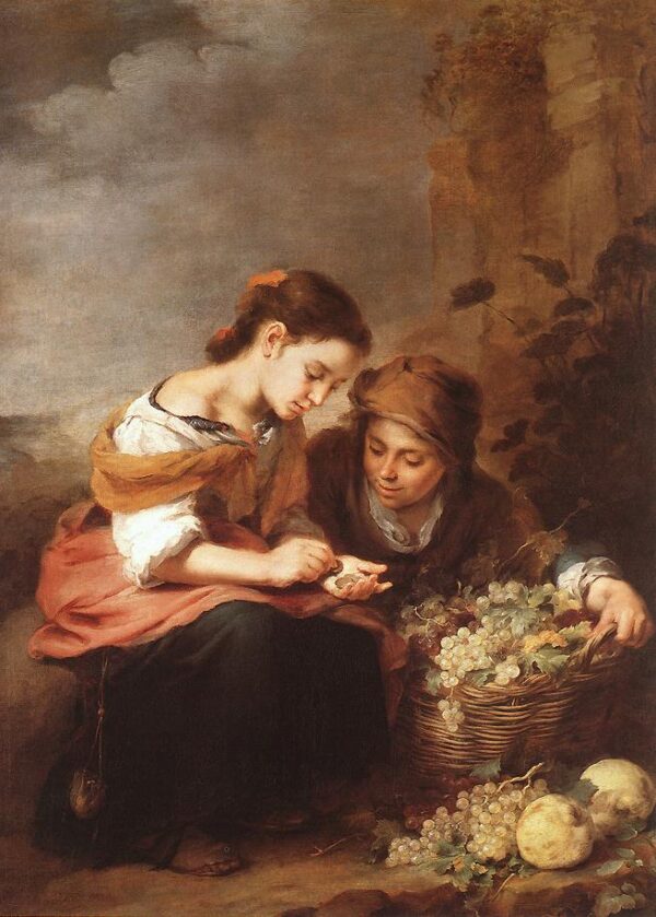 El pequeño vendedor de frutas – Bartolomé Esteban Murillo Bartolomé Esteban Murillo mx.artemisreproduction.com