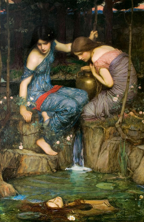 Ninfas encontrando la Cabeza de Orfeo – John William Waterhouse John William Waterhouse mx.artemisreproduction.com