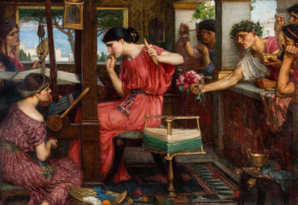 Penélope y los pretendientes – John William Waterhouse John William Waterhouse mx.artemisreproduction.com