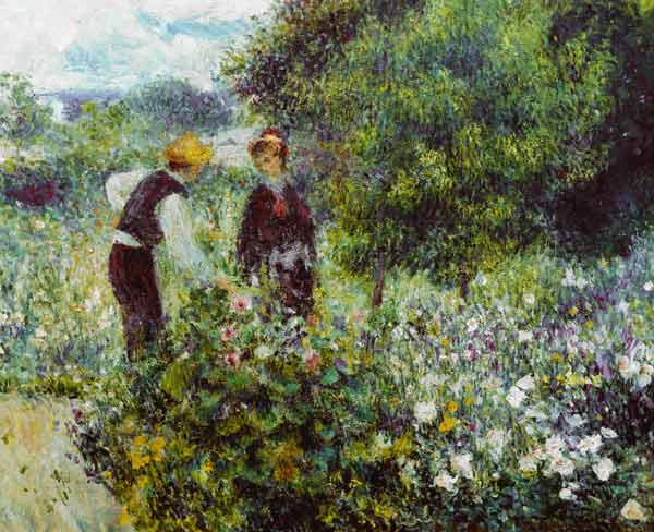 Cosechando flores 1875 – Pierre-Auguste Renoir Pierre-Auguste Renoir mx.artemisreproduction.com