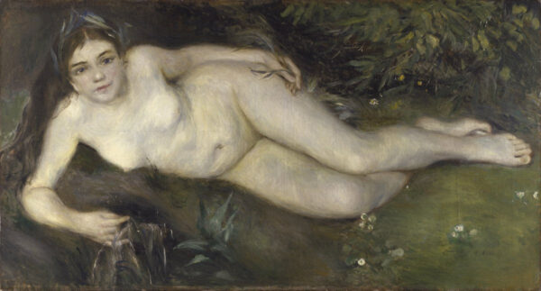 Una ninfa al borde de un arroyo – Pierre-Auguste Renoir Pierre-Auguste Renoir mx.artemisreproduction.com