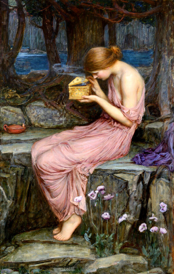 Psique abriendo la caja dorada – John William Waterhouse John William Waterhouse mx.artemisreproduction.com