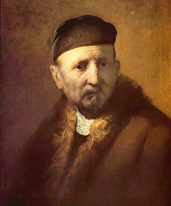 Estudio de la cabeza de un anciano – Rembrandt van Rijn Rembrandt van Rijn mx.artemisreproduction.com