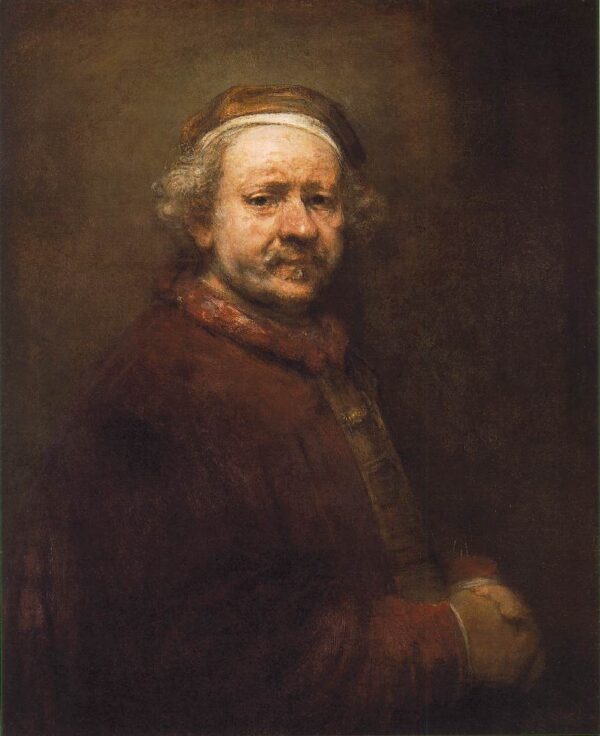 Autorretrato a la edad de 63 años – Rembrandt van Rijn Rembrandt van Rijn mx.artemisreproduction.com