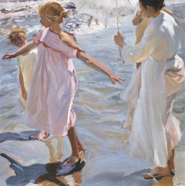 Es tiempo de tomar un baño – Sorolla Joaquín Sorolla mx.artemisreproduction.com