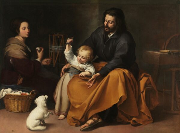 La Sagrada Familia con un pájaro – Bartolomé Esteban Murillo Bartolomé Esteban Murillo mx.artemisreproduction.com