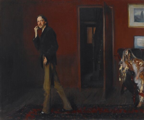 Robert Louis Stevenson y su esposa – John Singer Sargent John Singer Sargent mx.artemisreproduction.com