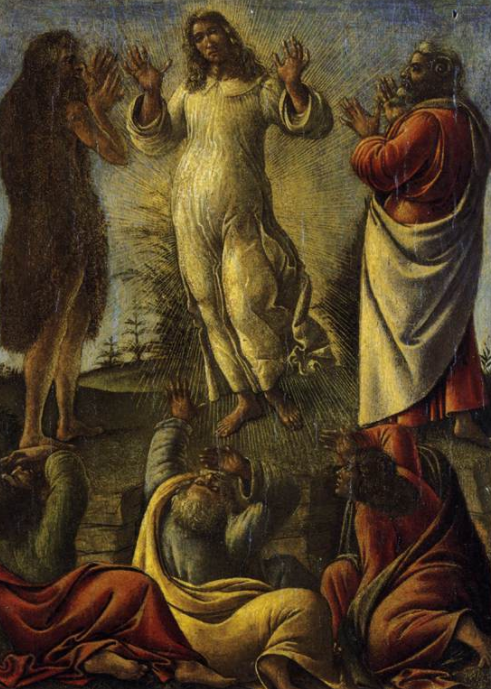 Triptico que representa la Transfiguración, Jesús apareciendo a sus discípulos con los SS. Jerónimo y Agustín – Sandro Botticelli Sandro Botticelli mx.artemisreproduction.com