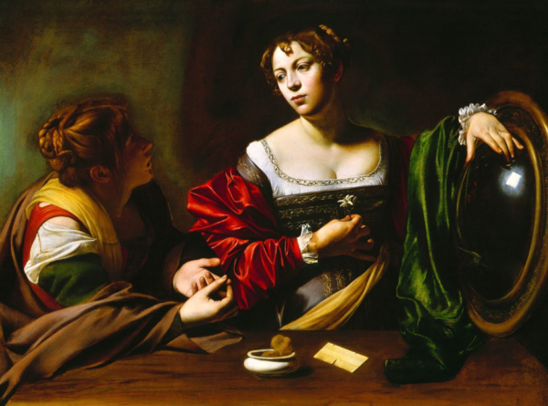 Marthe y María Magdalena – Caravaggio Caravaggio mx.artemisreproduction.com