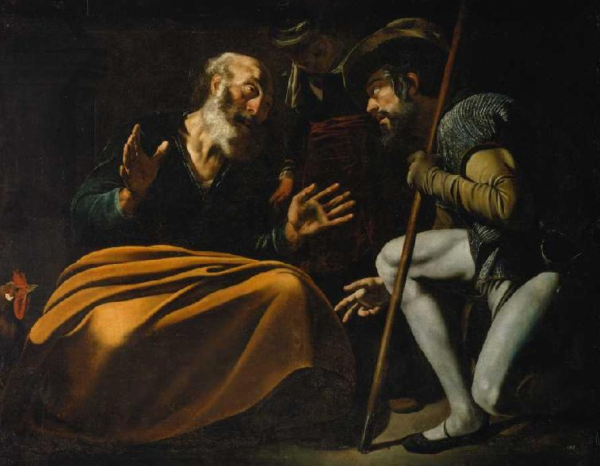 Pierre reniega de Jesús – Caravaggio Caravaggio mx.artemisreproduction.com