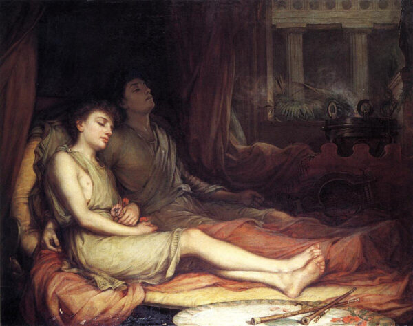 Sueño y su medio hermano Muerte – John William Waterhouse Cuadros Populares mx.artemisreproduction.com