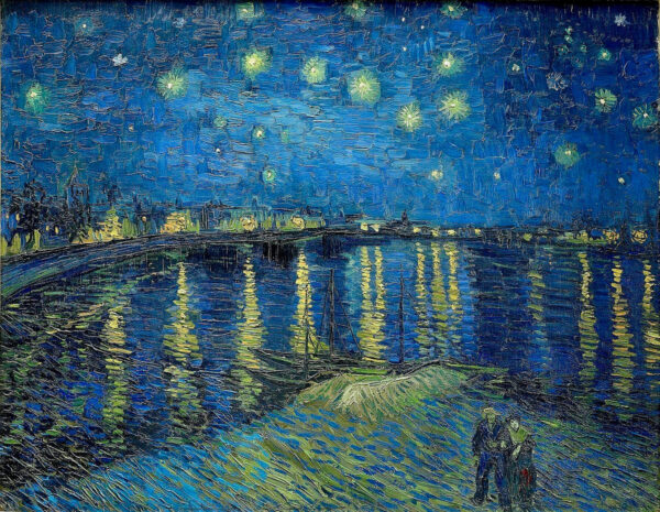 La Noche estrellada sobre el Ródano – Van Gogh Cuadros Populares mx.artemisreproduction.com