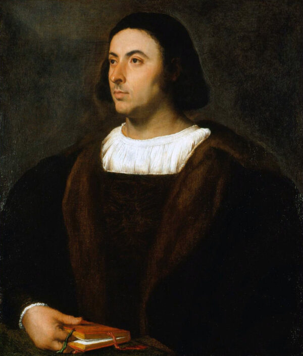 Retrato de Jacopo Sannazzaro, 1514-18 – Tiziano Tiziano mx.artemisreproduction.com