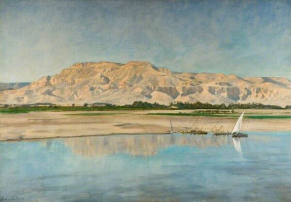 Colinas Tebanas desde Luxor – John Collier John Collier mx.artemisreproduction.com