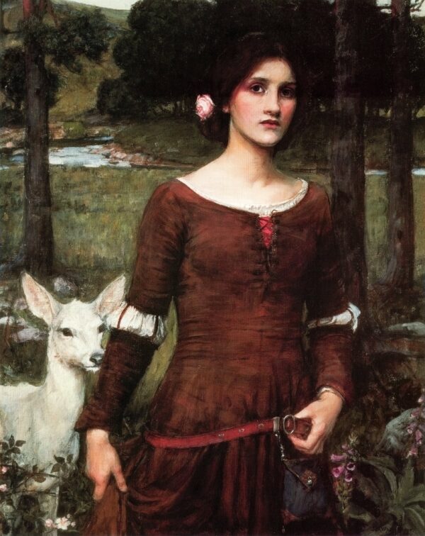 La Dama Clare – John William Waterhouse John William Waterhouse mx.artemisreproduction.com