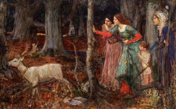 El Bosque Místico – John William Waterhouse Cuadros Populares mx.artemisreproduction.com