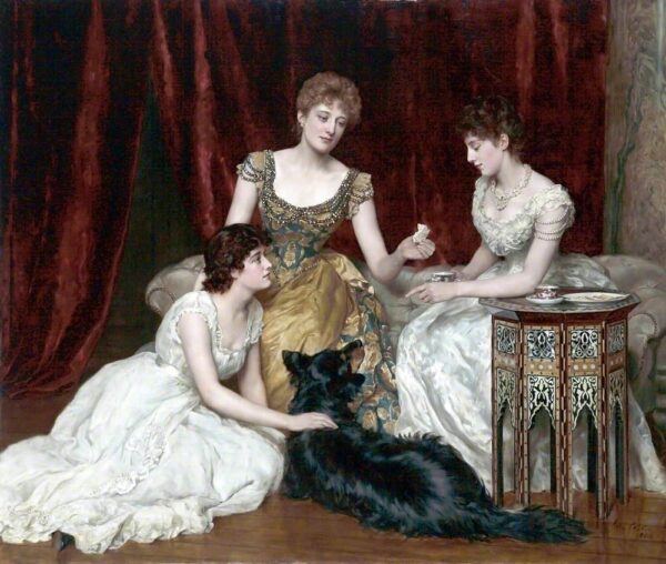 Las tres hijas de William Reed – John Collier John Collier mx.artemisreproduction.com