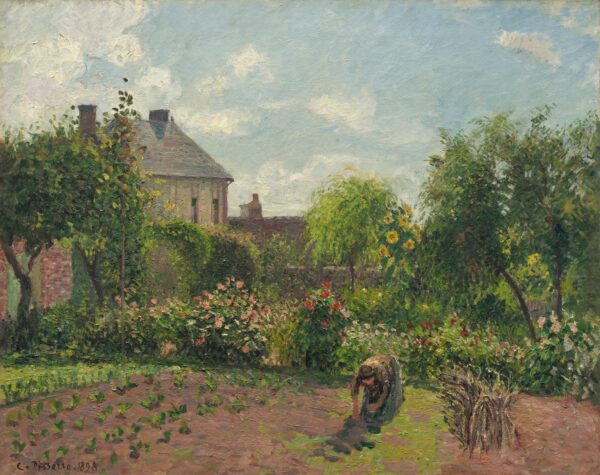 El jardín del artista en Eragny – Camille Pissarro Camille Pissarro mx.artemisreproduction.com