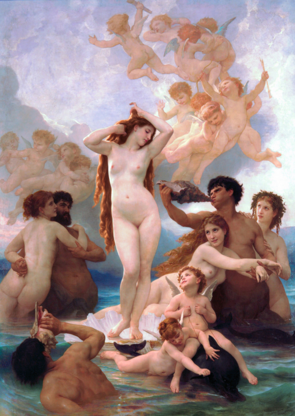 El nacimiento de Venus – William Bouguereau Cuadros Populares mx.artemisreproduction.com