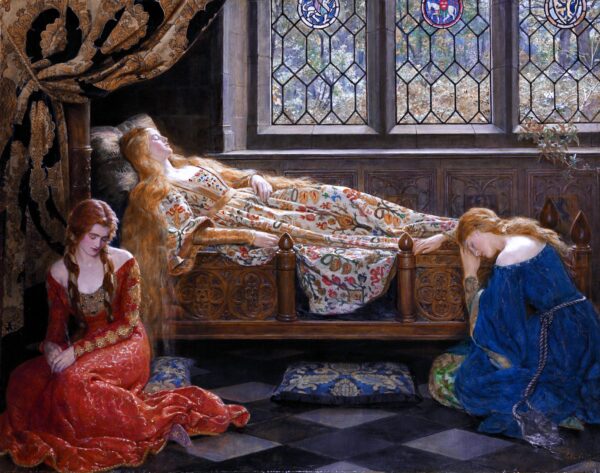 La Bella Durmiente de John Collier John Collier mx.artemisreproduction.com