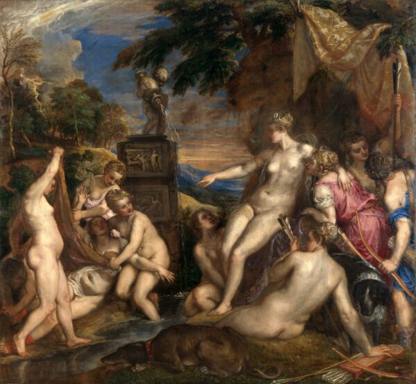 Diana y Calisto – Tiziano Tiziano mx.artemisreproduction.com