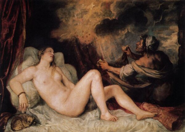 Danae con una enfermera – Tiziano Tiziano mx.artemisreproduction.com