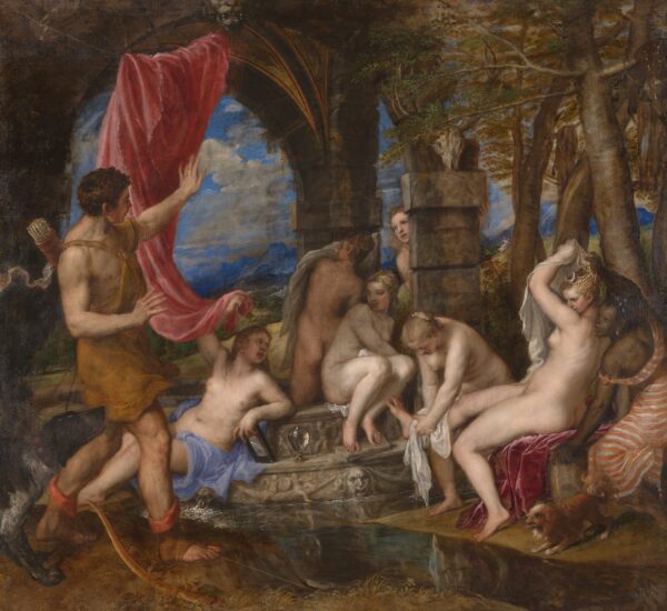 Diana y Acteón – Tiziano Tiziano mx.artemisreproduction.com