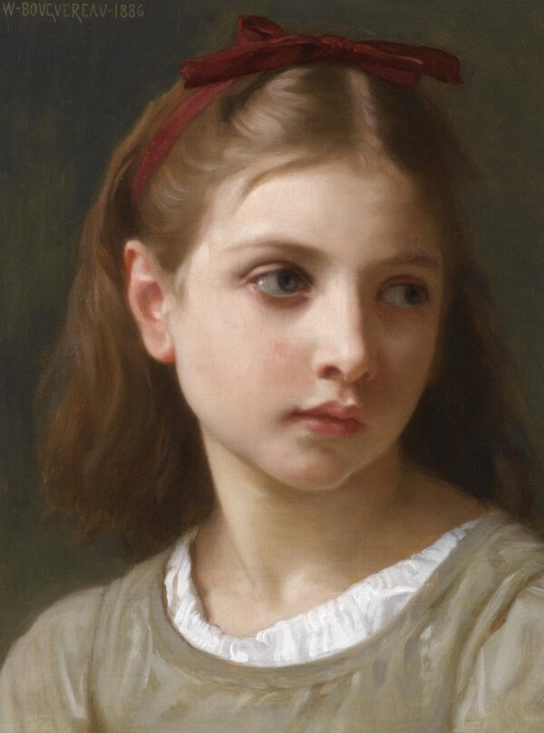 Una niña pequeña – William Bouguereau William Bouguereau mx.artemisreproduction.com