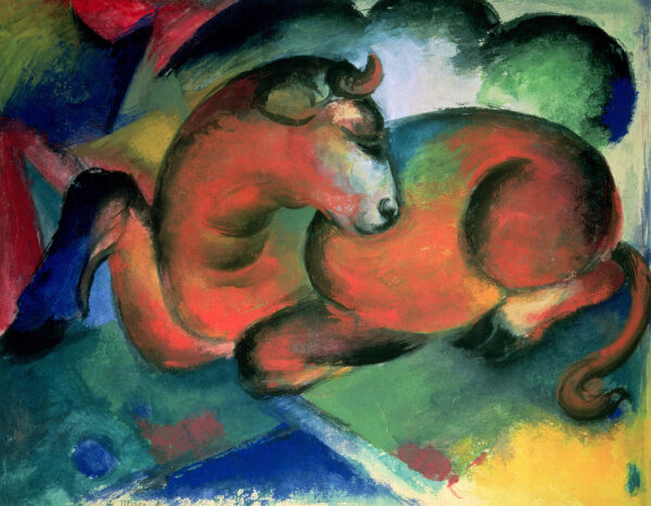 El toro rojo – Franz Marc Franz Marc mx.artemisreproduction.com