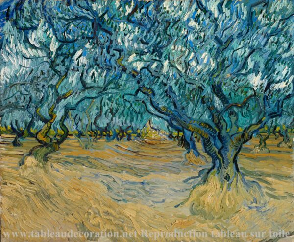 El campo de olivos – Van Gogh Vincent Van Gogh mx.artemisreproduction.com