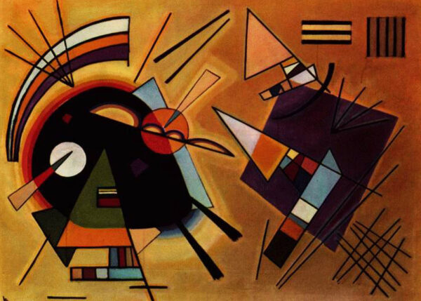 Noir y Violeta – Vassily Kandinsky Vasili Kandinski mx.artemisreproduction.com