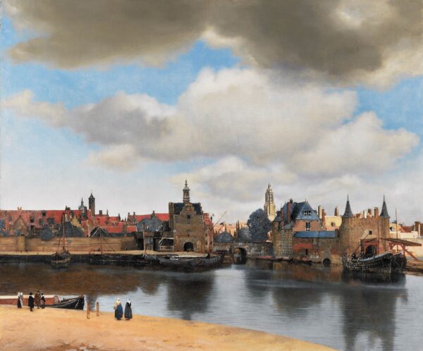 Vista de Delft – Johannes Vermeer Johannes Vermeer mx.artemisreproduction.com