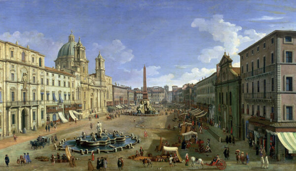 Vista de la Plaza Navona, Roma – Giovanni Antonio Canal Giovanni Antonio Canal mx.artemisreproduction.com